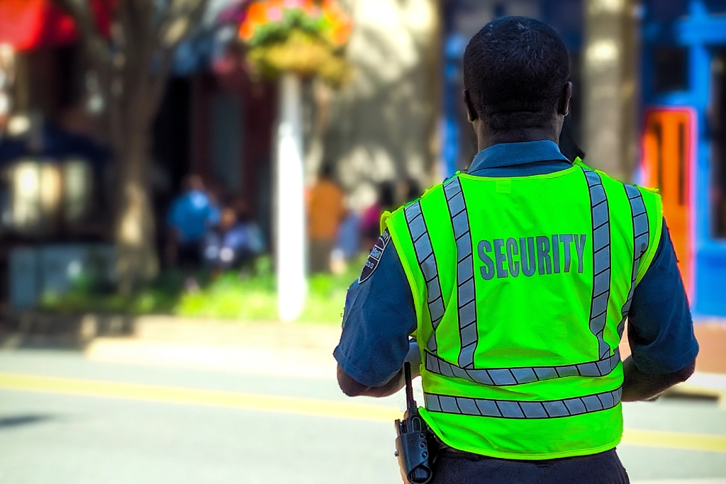 security guard standing